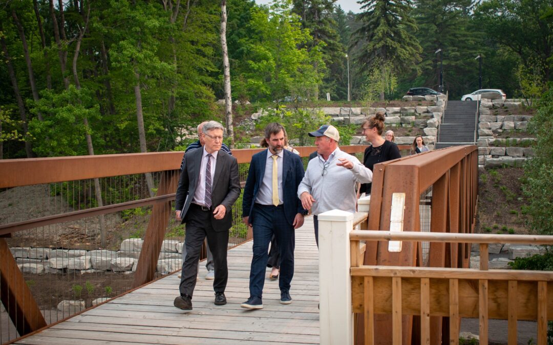 A roundtable discussion at River House